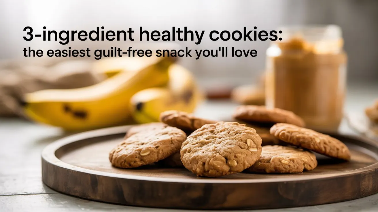 3-Ingredient Healthy Cookies: The Easiest Gui..