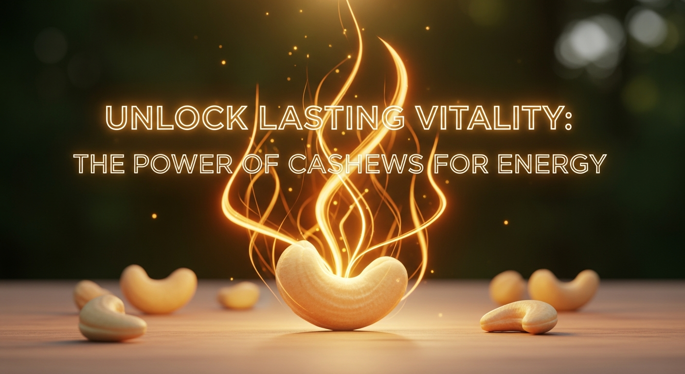 Unlock Lasting Vitality: The Power of Cashews..
