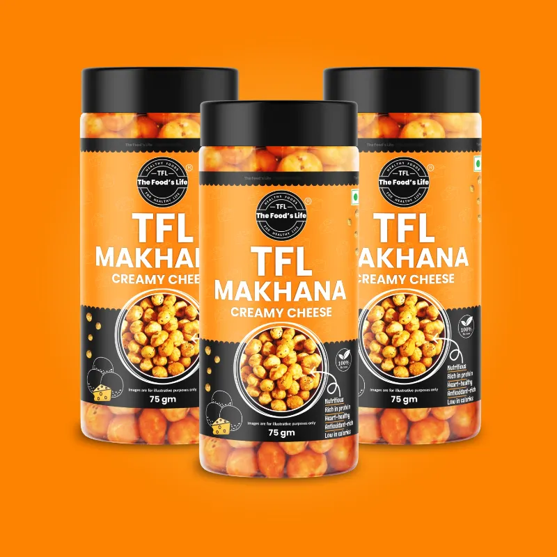 CREAMY CHEESE MAKHANA 75 GR PACK 3