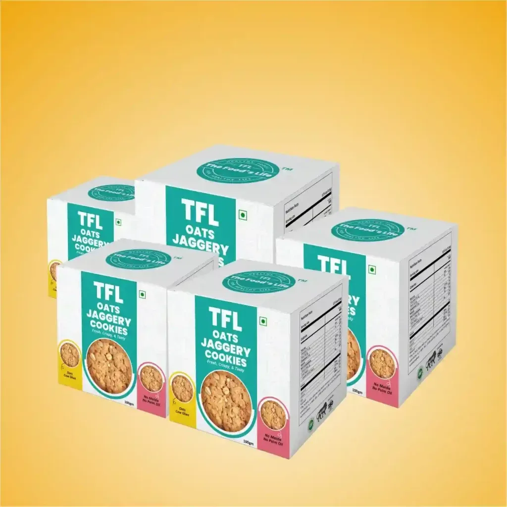 Indulge in the Wholesome Goodness of Oats and Jaggery Cookies