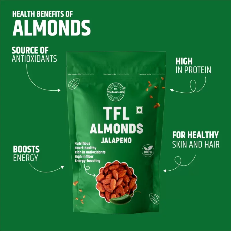 Jalapeno Almonds 400 gm — view 3