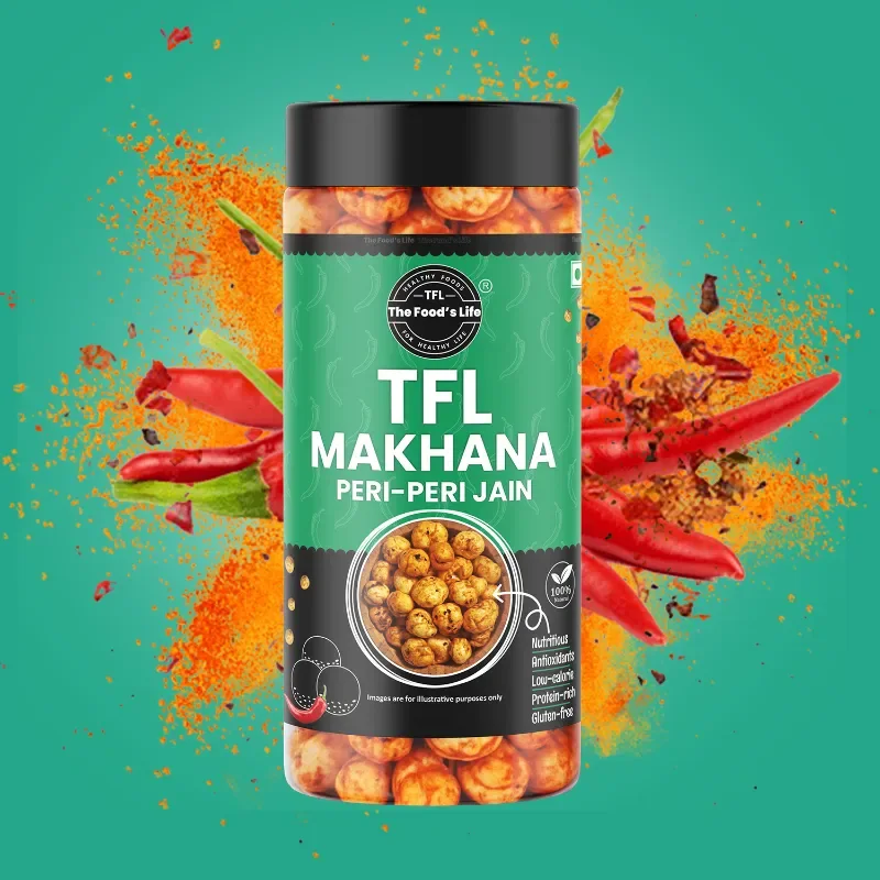 Peri Peri Jain Makhana 75g – Spicy Jain Fox Nuts