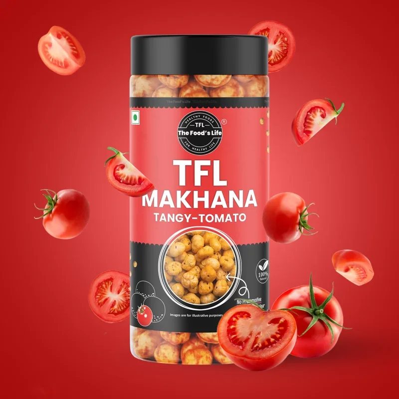 Tangy Tomato Makhana 75g – Crunchy Flavoured Fox Nuts — view 2