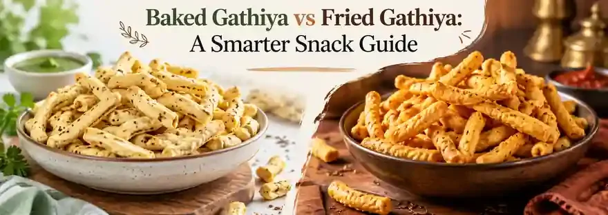 Baked Gathiya vs Fried Gathiya: A Smarter Snack Guide